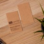 Brown Kraft Business Cards 1