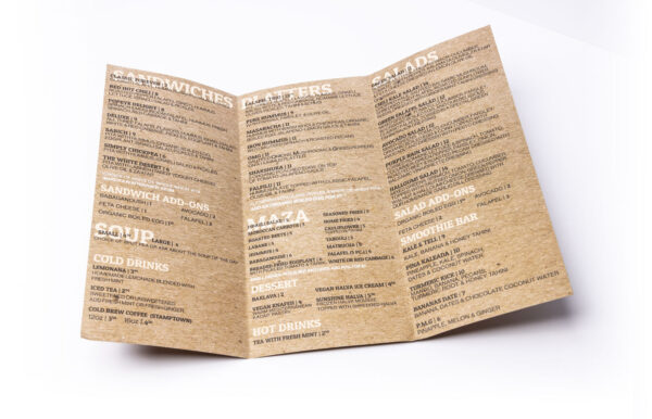 Disposable Restaurant Menus 11