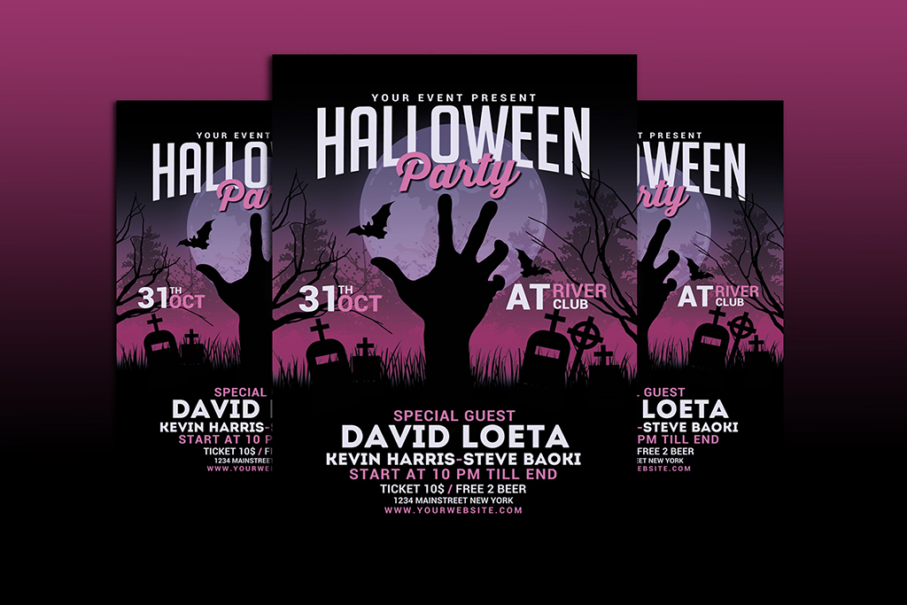 Halloween Flyer Printing Nyc 1
