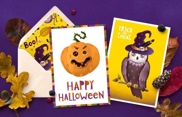 Halloween Postcard Printing Nyc 2