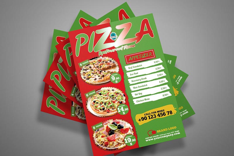 Pizza Menu Printing Nyc 1