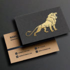 Raised Foil Business Cards