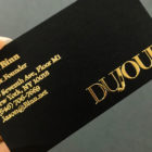 Raised Foil Business Cards 2