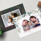 Silk Christmas Cards 1