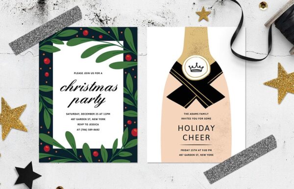 Silk Christmas Cards 4