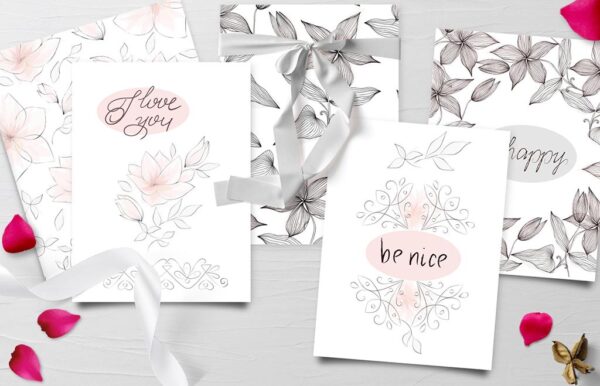 Silk Greeting Cards 1