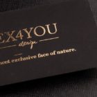 Suede Business Cards 4