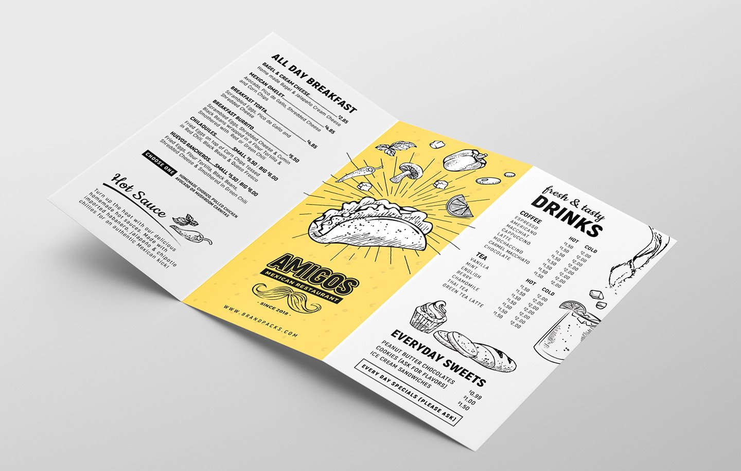 Tri Fold Menu Printing 1