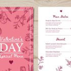 Valentines Day Menus 3